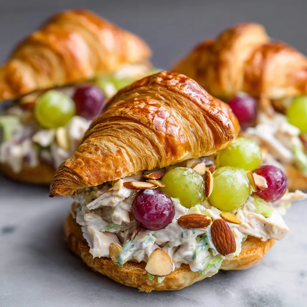 Chicken Salad Croissant Sandwiches
