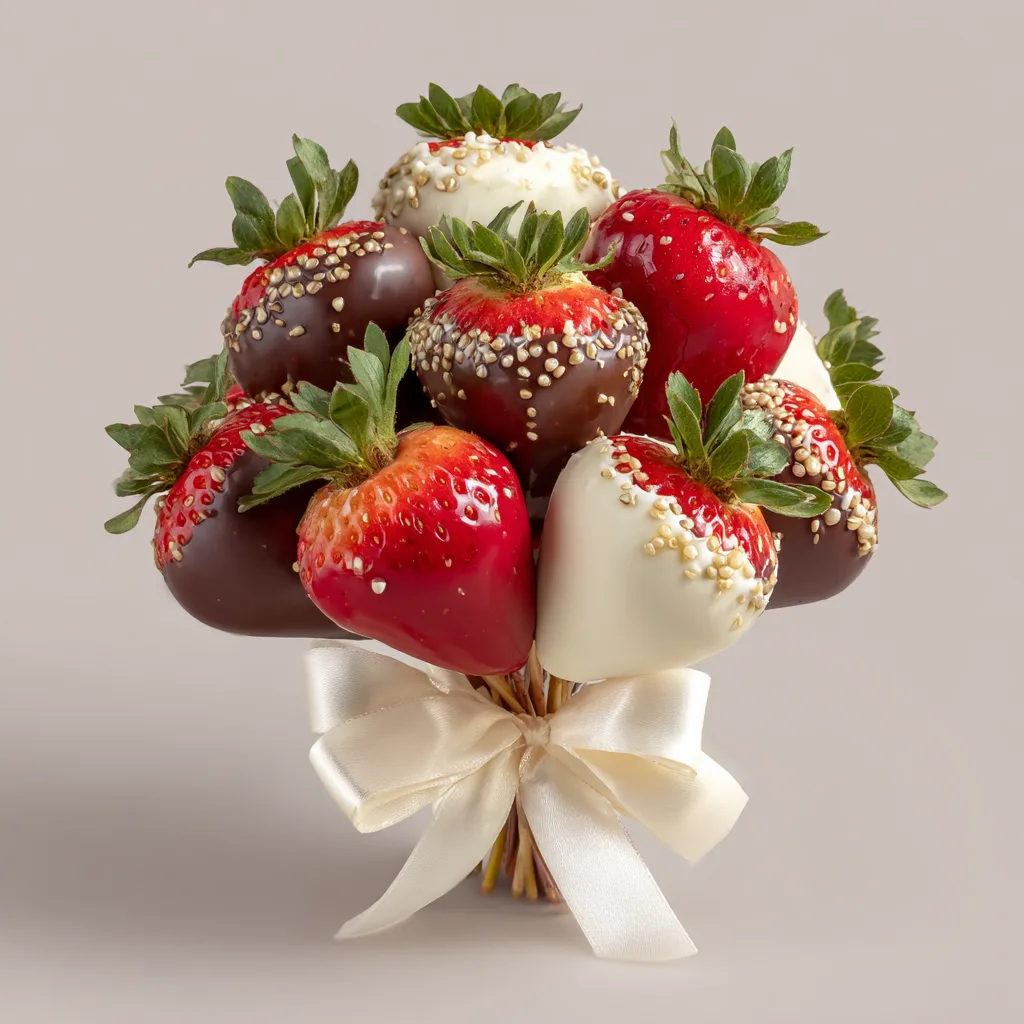 Chocolate-Covered Strawberry Bouquet