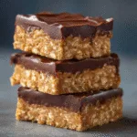 Chocolate Peanut Butter No-Bake Bars