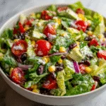 Chopped Tex-Mex Salad with Creamy Salsa Dressing