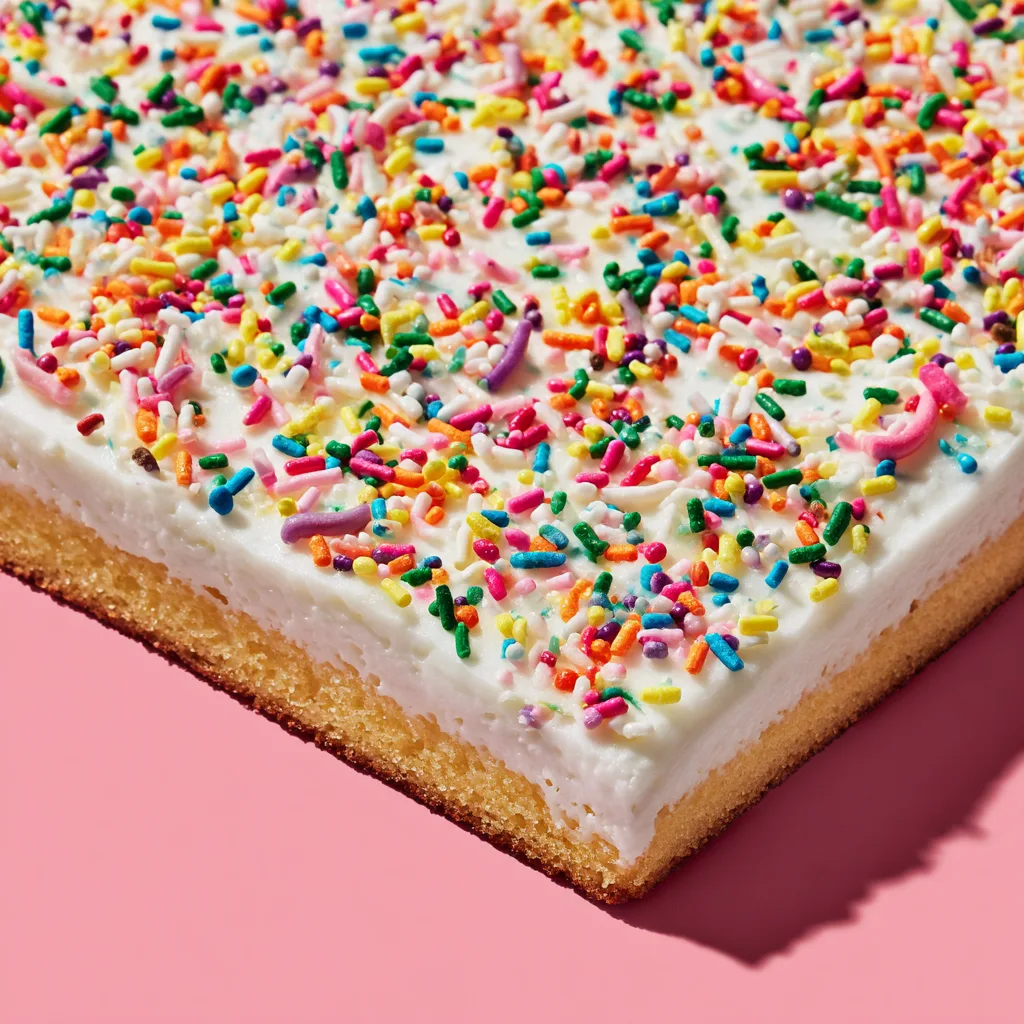 Confetti Sprinkle Sheet Cake