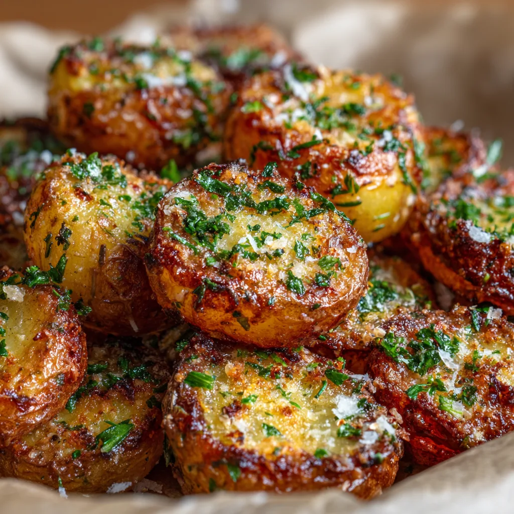 Crispy Breakfast Potatoes with Parmesan and Herbs (gluten-free)