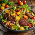 Crispy Smash Burger Salad (gluten-free)