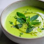 Garden Pea & Mint Soup (chilled)