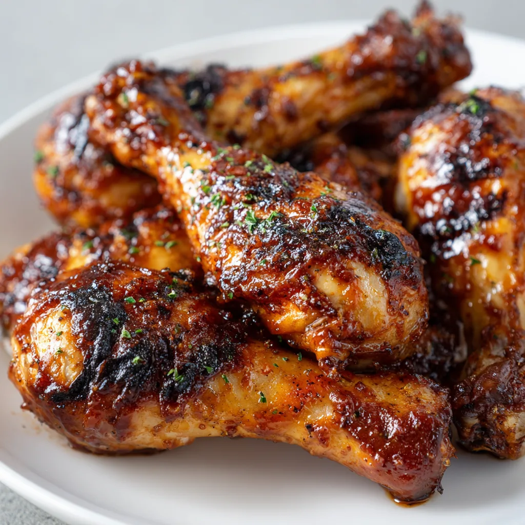 Grilled BBQ Chicken Drumsticks with Dry Rub (BBQ)