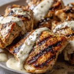 Grilled Chicken with Alabama White Sauce