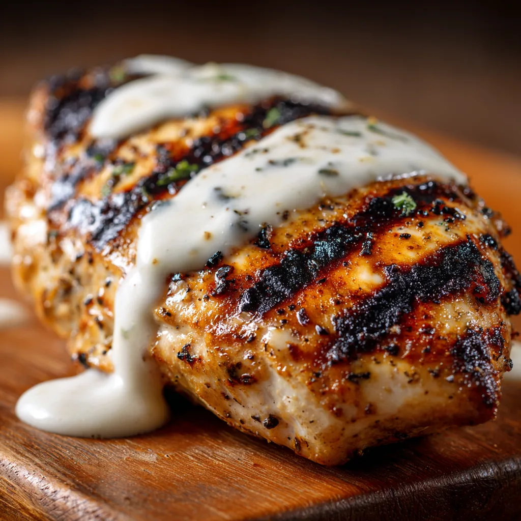 Grilled Chicken with Alabama White Sauce (grilling)