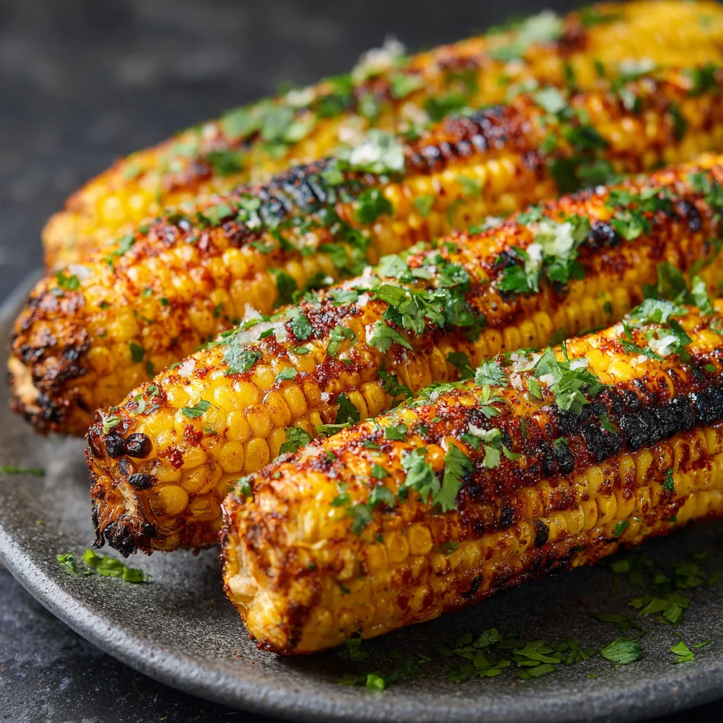 Grilled Corn with Chili-Lime Butter