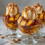 Grilled Peach Sundaes