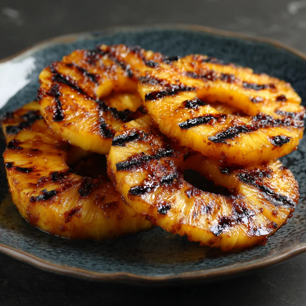 Grilled Pineapple with Brown Sugar