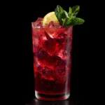 Hibiscus Red Drink Iced Tea (mocktail)