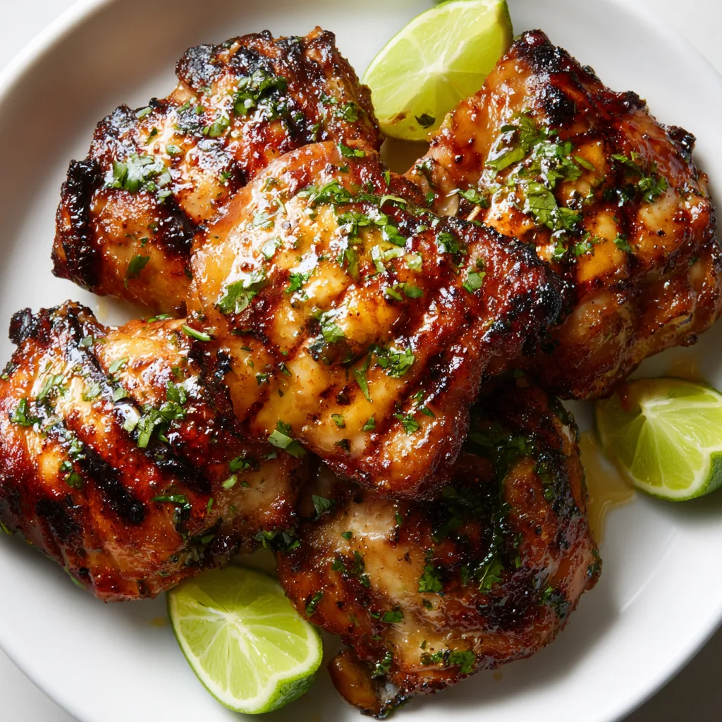 Honey-Lime Grilled Chicken Thighs