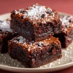Mexican Chocolate Brownie Squares