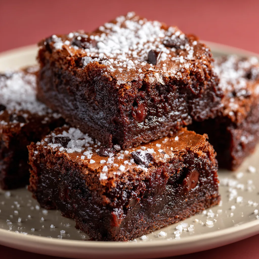 Mexican Chocolate Brownie Squares