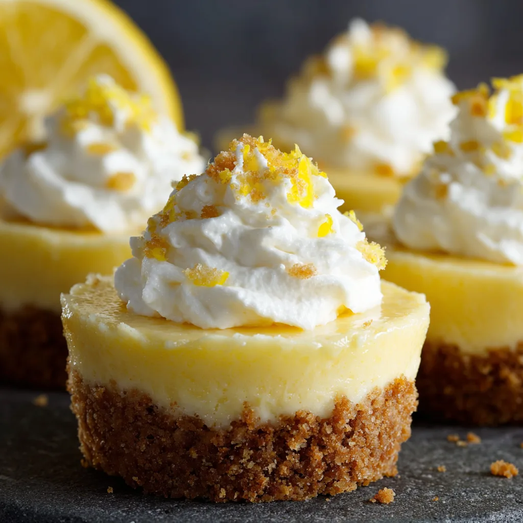 No-Bake Lemon Cheesecake Cups