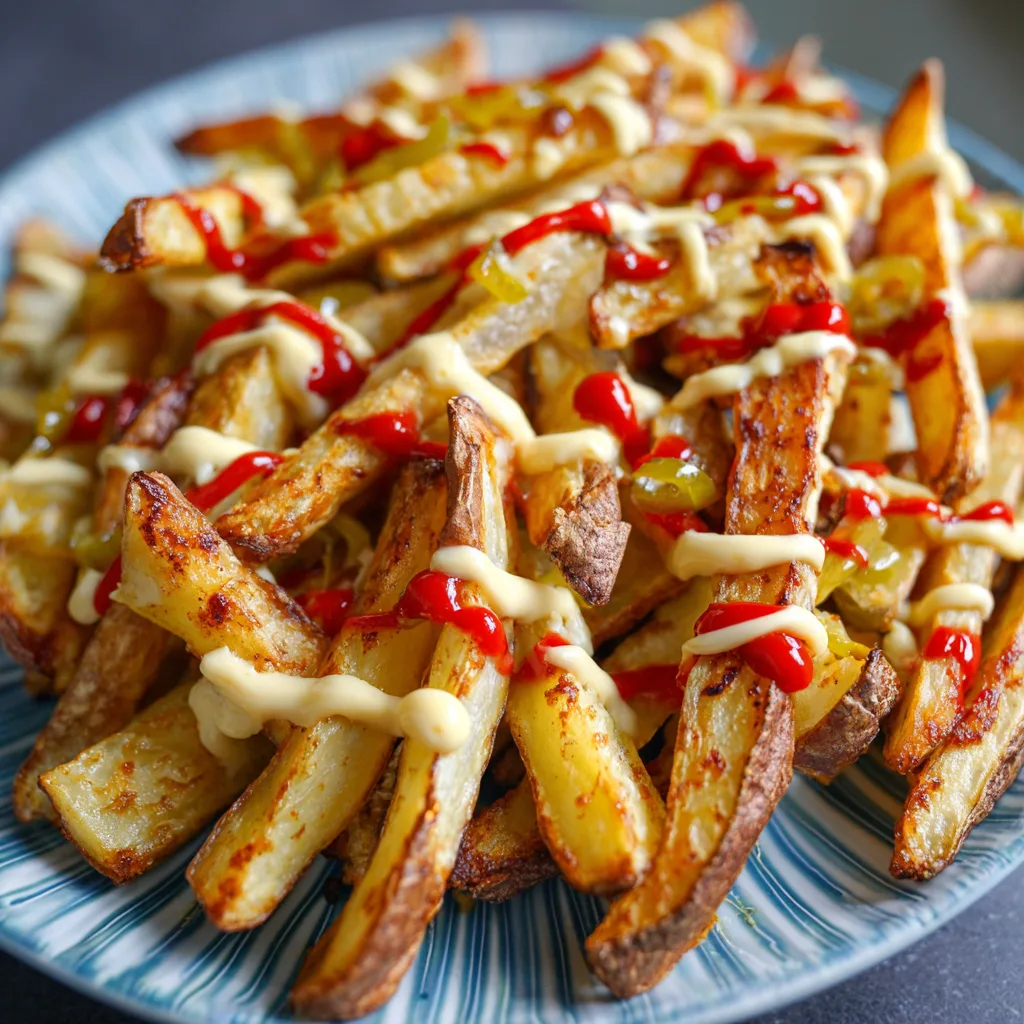 Oven-Baked Fries with Special Sauce