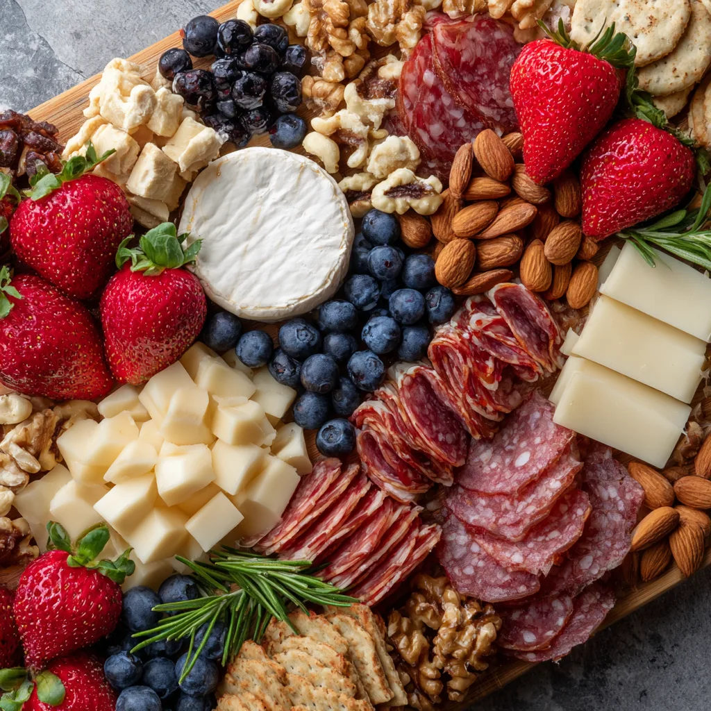 Patriotic Charcuterie Snack Board