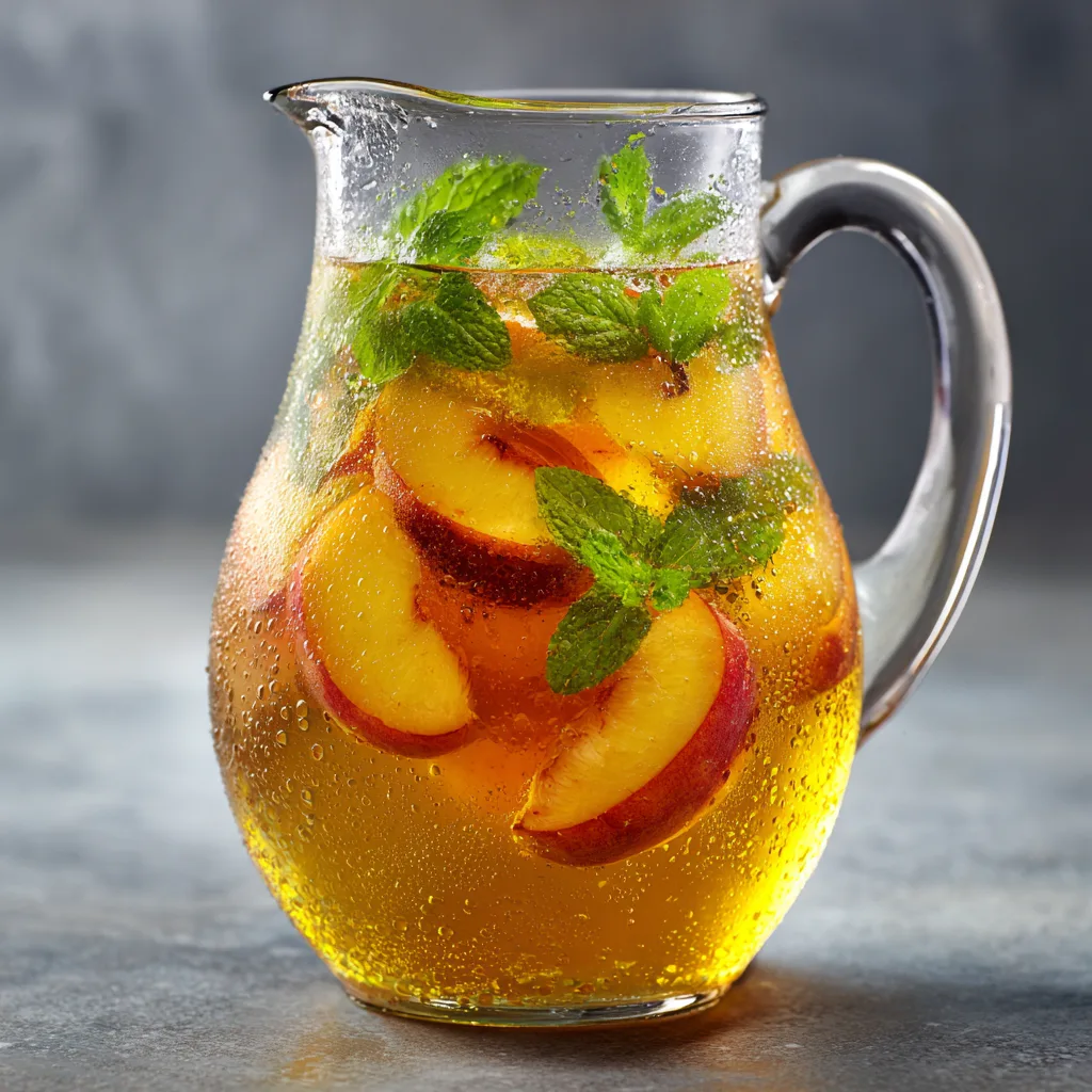 Peach Sweet Tea Party Pitcher