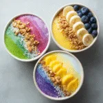 Rainbow Smoothie Bowl Trio