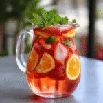 Rosé Sangria Fruit Pitcher