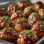 Sheet-Pan BBQ Meatballs (BBQ)