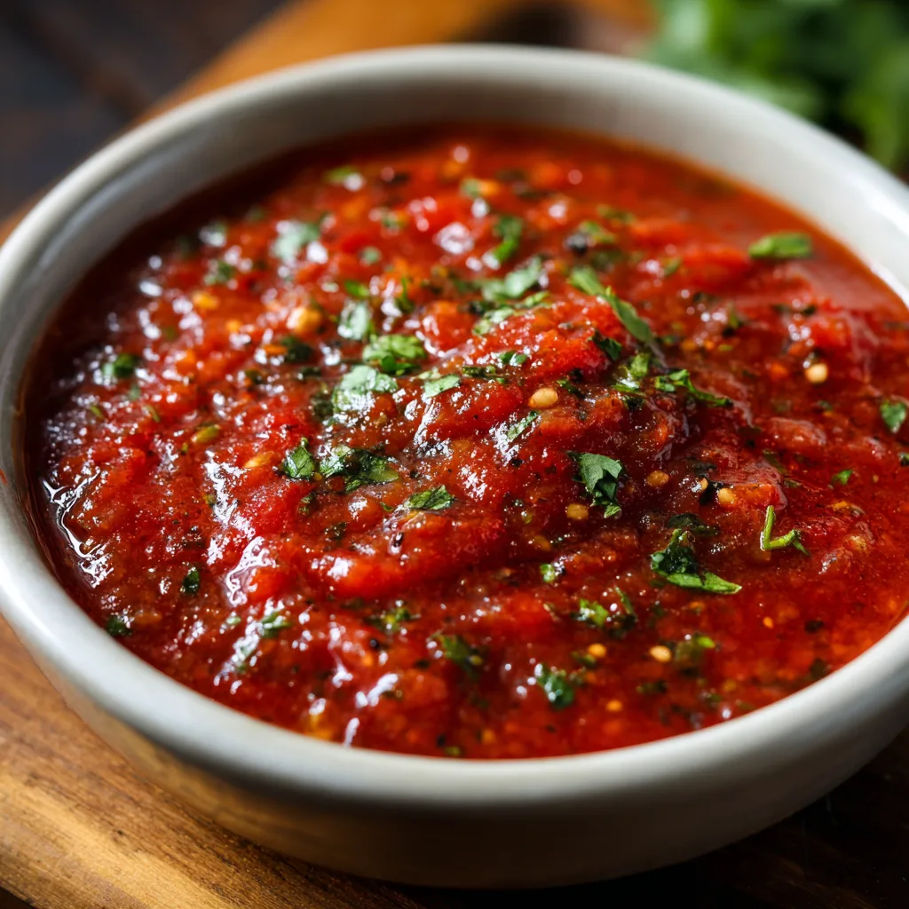 Smoky Blender Salsa Roja