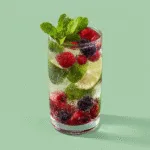 Sparkler Berry Mojito Mocktail