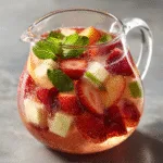Sparkling Rosé Sangria Fruit Pitcher