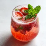 Sparkling Strawberry Lemonade Mocktail