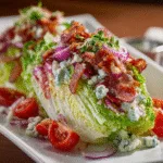 Steakhouse Wedge Salad with Blue Cheese