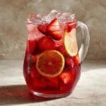 Strawberry Lemonade Red Drink Pitcher