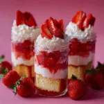 Strawberry Shortcake Jars with Fresh Berries