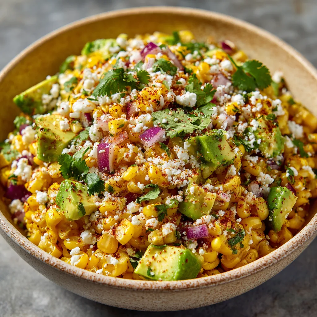 Street Corn Salad with Cotija and Tajín