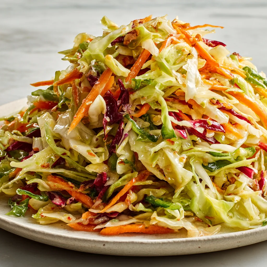 Tangy Vinegar Coleslaw (gluten-free)