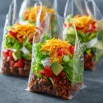 Walking Tacos in Snack Bags