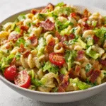BLT Pasta Salad with Avocado Ranch