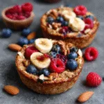 Baked Oat Bowls with Hidden Protein