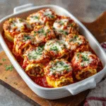 Beef Lasagna Rolls (42g Protein Per Roll!)