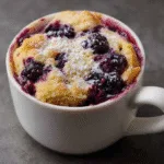 Blackberry Cobbler in a Mug (Microwave Magic!)