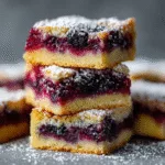 Blackberry Lemon Bars (Tangy & Sweet!)