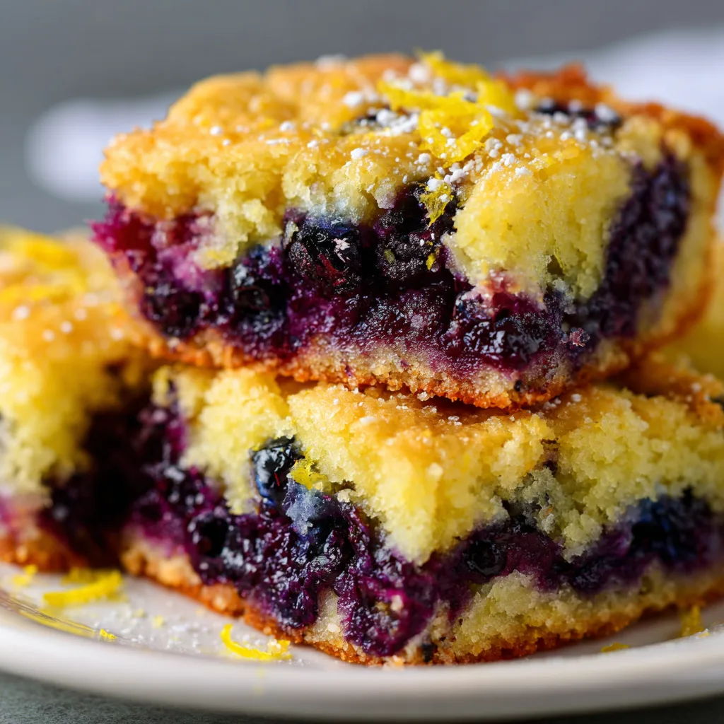 Blueberry Lemon Dump Cake