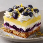 Blueberry Lemon Icebox Dessert (Make-Ahead!)