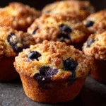 Blueberry Muffins with Streusel Topping Will Delight You! 3 Blueberry Muffins with Streusel Topping