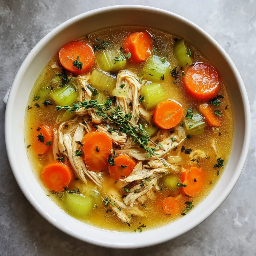 Bone Broth Chicken Soup (Classic Comfort!)
