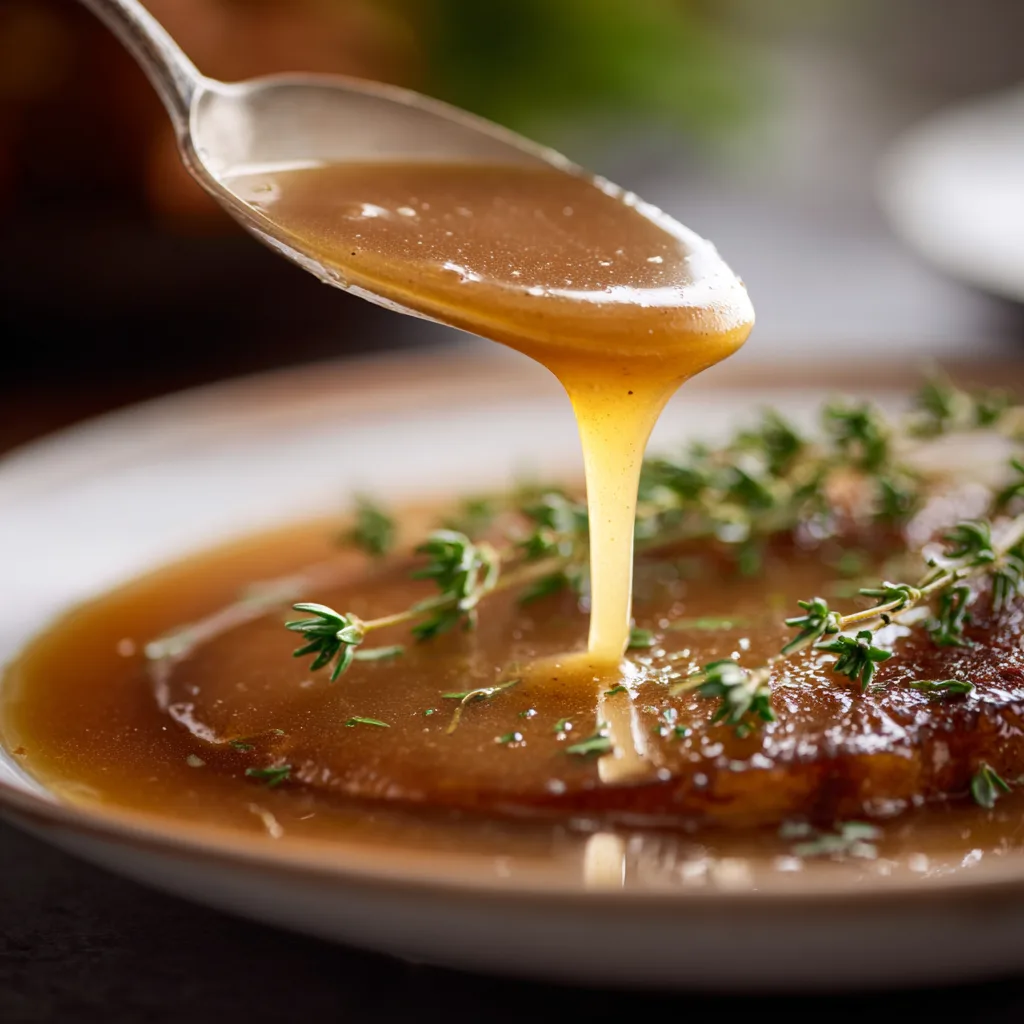 Bone Broth Gravy (Thanksgiving Game-Changer!)