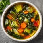 Bone Broth Vegetable Soup (Anti-Aging!)