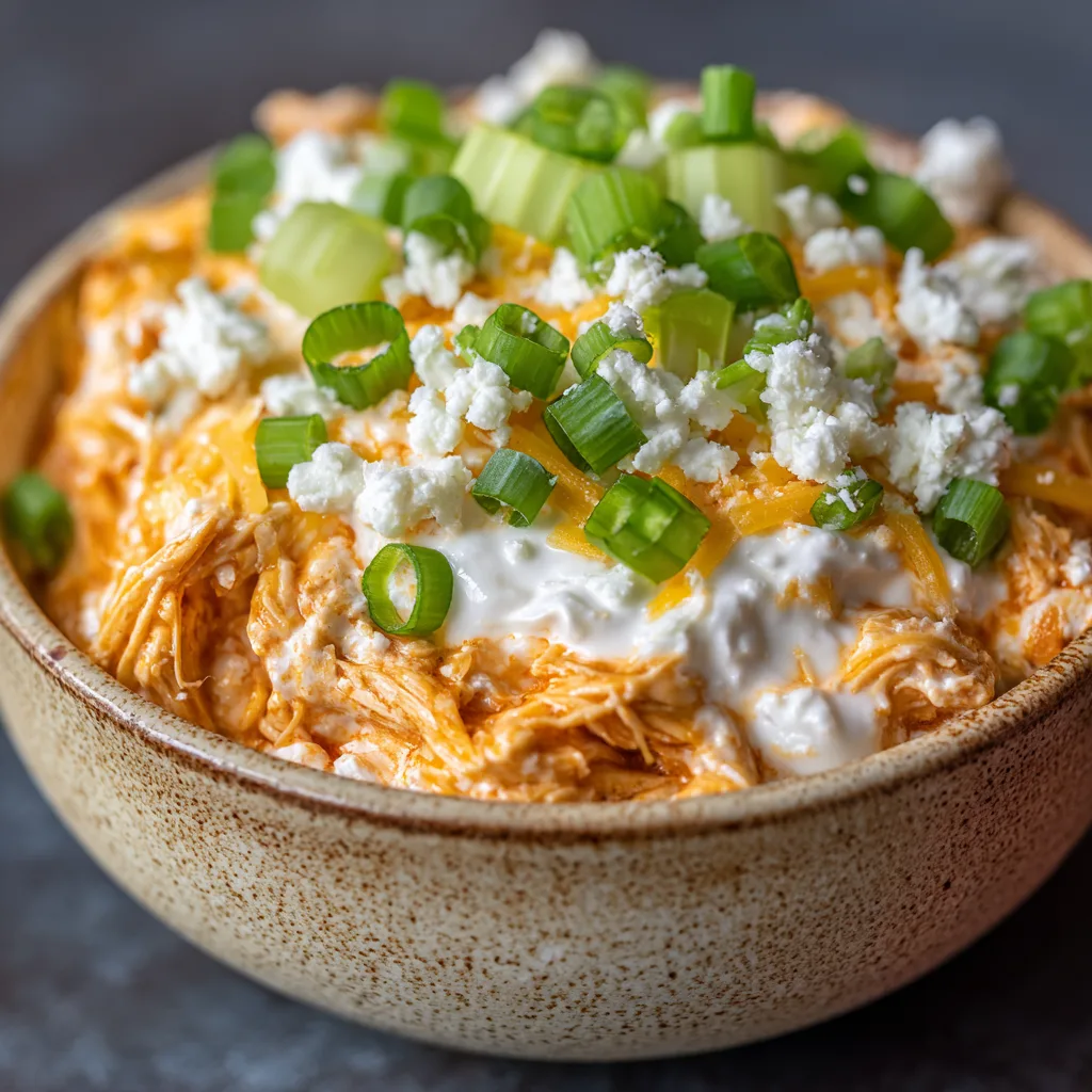 Buffalo Chicken Cottage Cheese Dip Bowl: A Must-Try Delight! 2 Buffalo Chicken Cottage Cheese Dip Bowl