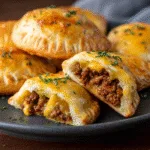 Cheesy Beef Potato Pockets: A Delicious Hot Pocket Alternative! 3 Cheesy Beef Potato Pockets (Like Hot Pockets!)