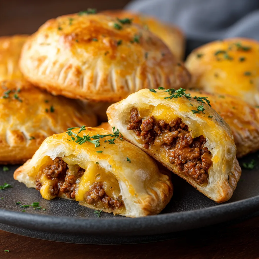 Cheesy Beef Potato Pockets: A Delicious Hot Pocket Alternative! 2 Cheesy Beef Potato Pockets (Like Hot Pockets!)