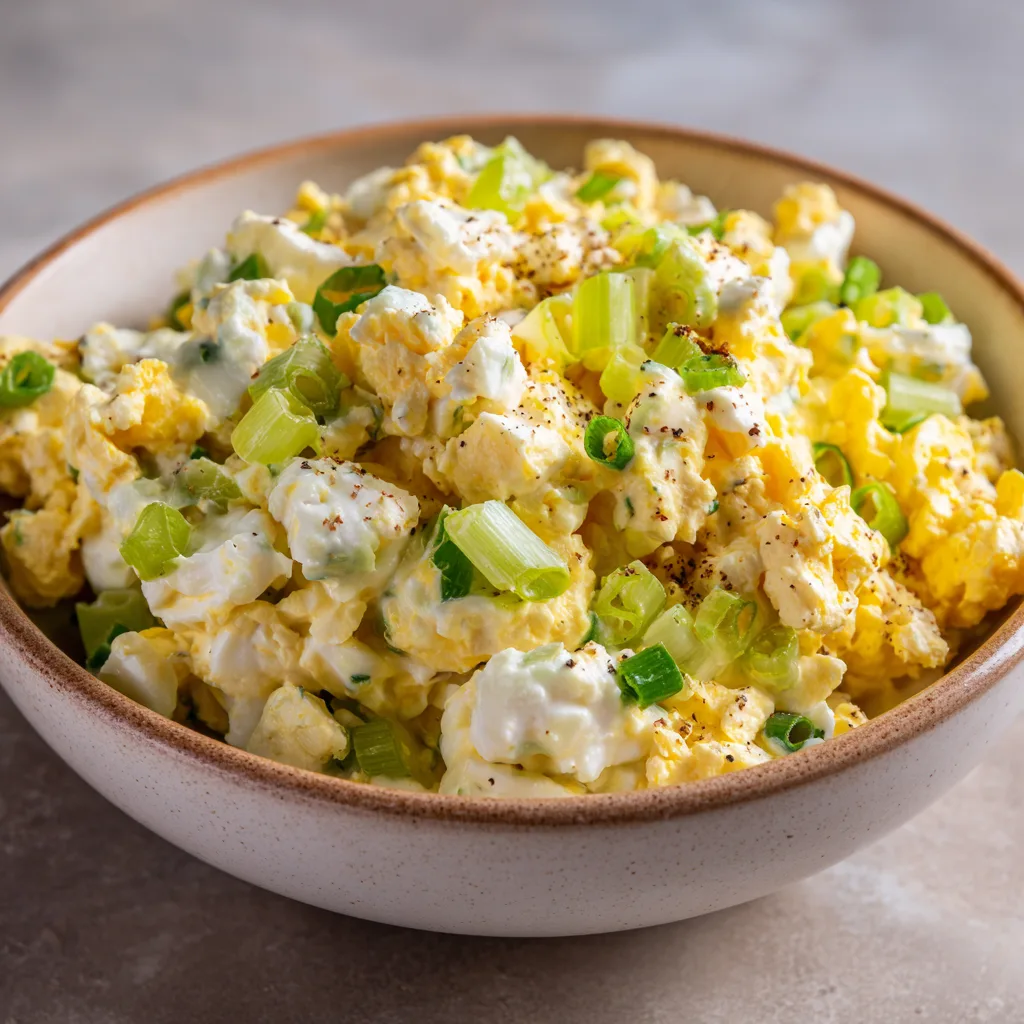 Cottage Cheese Egg Salad (Lighter Than Mayo!)